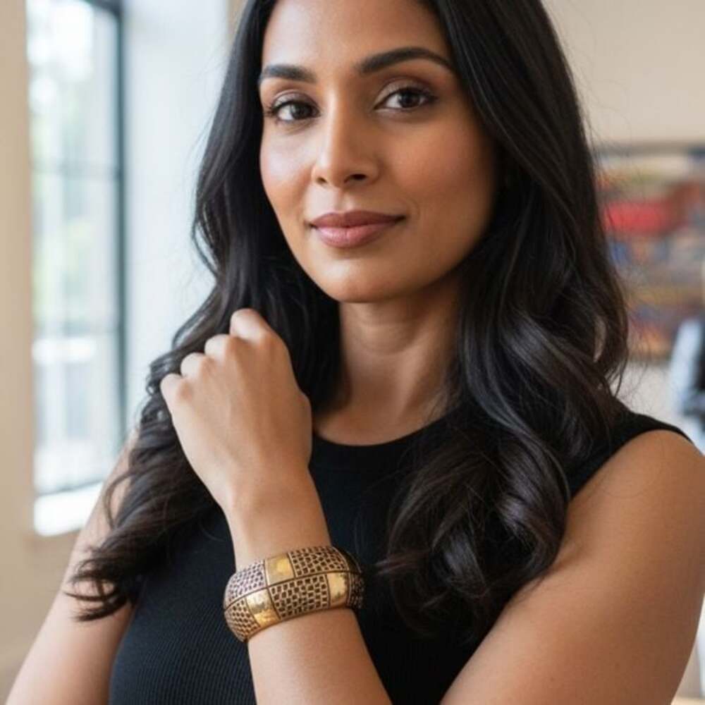 Bronze Bangle Bracelet